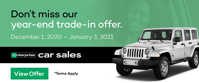 Don't miss Enterprise Car Sale's year-end trade-in offer