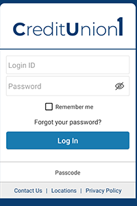 CU1 Android Login Page