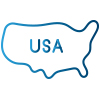 USA Outline Icon