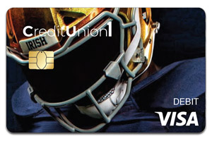 Sample Football Player Debit Card