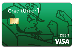 Sample Leprechaun Green Debit Card