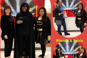 Our Matteson Branch Dress Up as Superheros