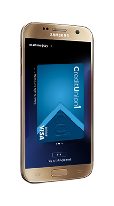 Samsung Pay on Phone Screen