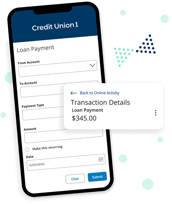 make a payment on mobile