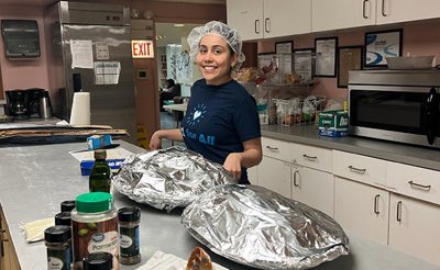 Priscilla Alicea - Lincoln Park & Northlake Branches - LPCC Cooking for the Homeless | CU1 Cares - March 2025