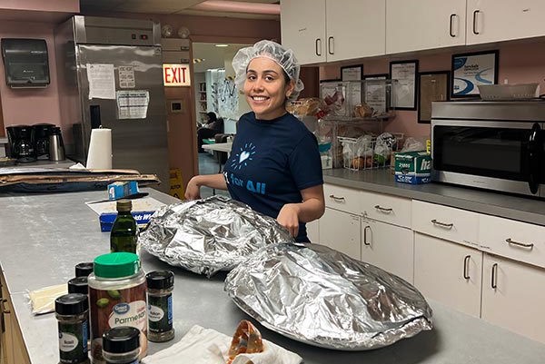 Priscilla Alicea - Lincoln Park & Northlake Branches - LPCC Cooking for the Homeless | CU1 Cares - March 2025