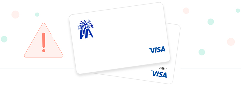 HAWCU Important Credit and Debit Card Info illustration