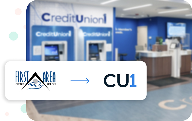 First Area Credit Union has merged with CU1
