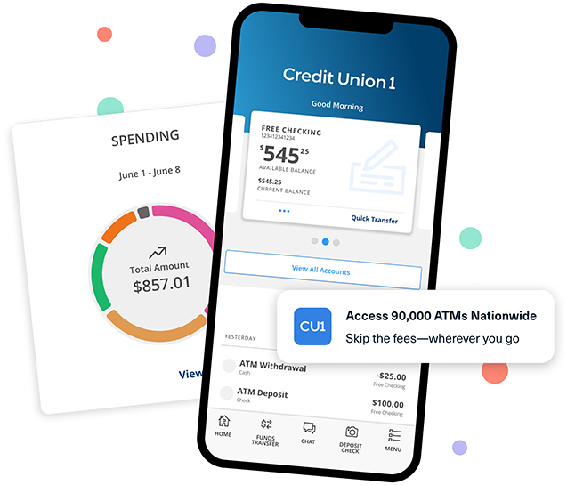 Digital Banking - Accounts | Spending | ATM Access
