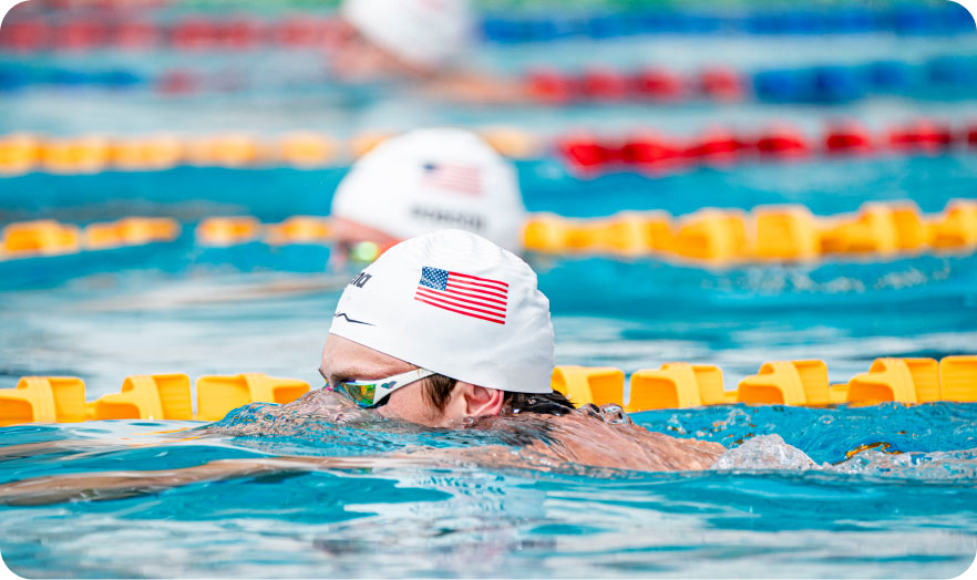 USA Swimming - Swimmers in Pool