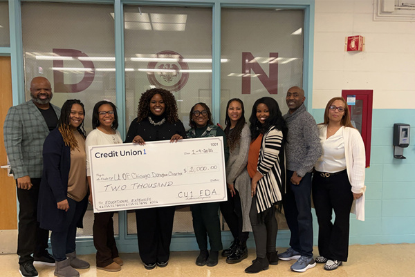 CU1 Cares Check Presentation - U of Chicago