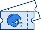 football tickets icon