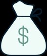 Cash Bag Pickup icon