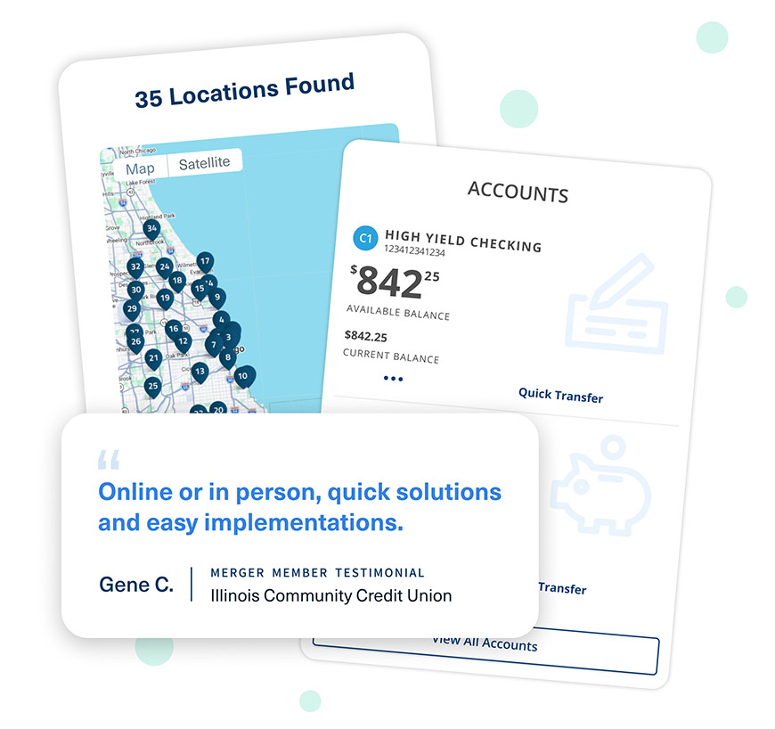 Online or in person, quick solutions and easy implementations. - Gene C.